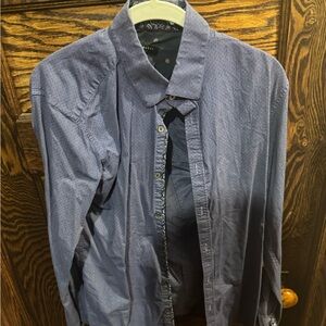 Blue polka dot ted baker dress shirt